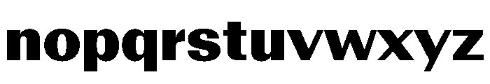 AntarcticaVAR BlackContrast Instance Font LOWERCASE