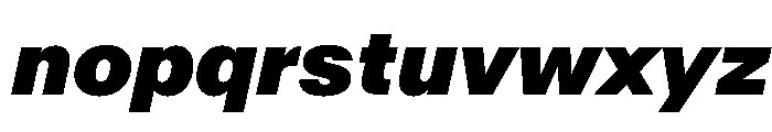 AntarcticaVAR BlackItalic Instance Font LOWERCASE