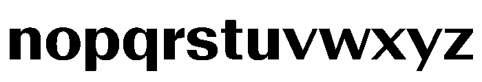 AntarcticaVAR BoldContrast Instance Font LOWERCASE