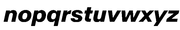AntarcticaVAR BoldItalic Instance Font LOWERCASE