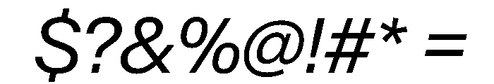 AntarcticaVAR BookItalic Instance Font OTHER CHARS