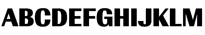 AntarcticaVAR CondensedBlackContrast Instance Font UPPERCASE