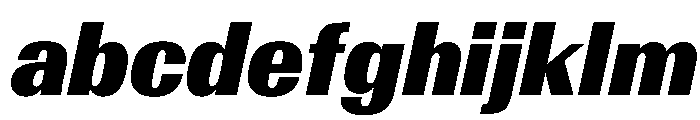 AntarcticaVAR CondensedBlackItalicContrast Instance FONT