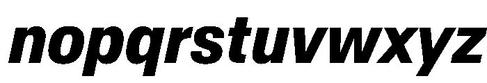 AntarcticaVAR CondensedBoldItalic Instance Font LOWERCASE