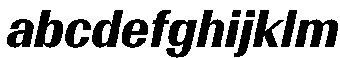 AntarcticaVAR CondensedBoldItalicContrast Instance FONT