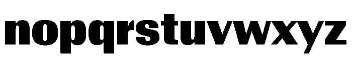AntarcticaVAR CondensedExtraBlackContrast Instance Font LOWERCASE