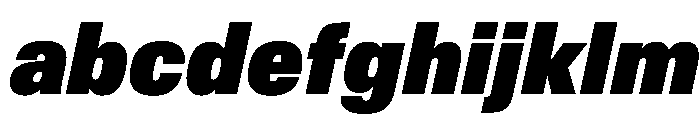 AntarcticaVAR CondensedExtraBlackItalic Instance FONT