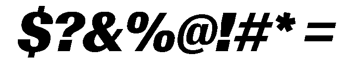 AntarcticaVAR CondensedExtraBlackItalicContrast Instance Font OTHER CHARS