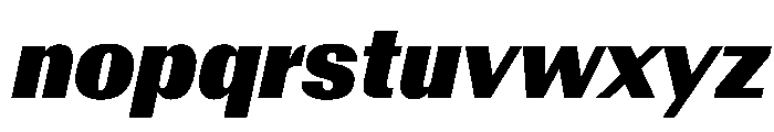 AntarcticaVAR CondensedExtraBlackItalicContrast Instance Font LOWERCASE
