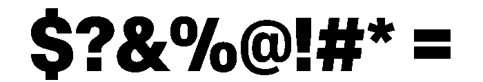 AntarcticaVAR CondensedExtraBold Instance Font OTHER CHARS