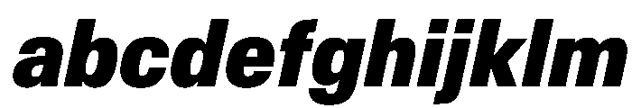 AntarcticaVAR CondensedExtraBoldItalic Instance FONT