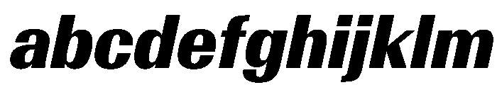 AntarcticaVAR CondensedExtraBoldItalicContrast Instance FONT