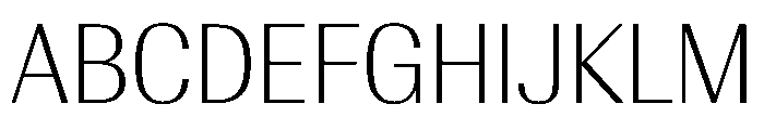 AntarcticaVAR CondensedExtraLightContrast Instance Font UPPERCASE