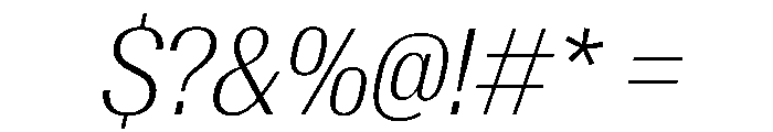 AntarcticaVAR CondensedExtraLightItalicContrast Instance Font OTHER CHARS