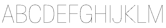 AntarcticaVAR CondensedHairlineContrast Instance Font UPPERCASE