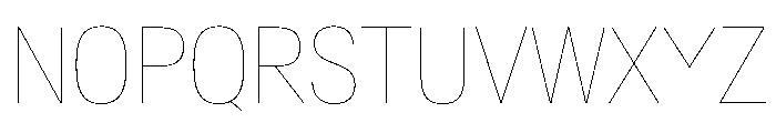 AntarcticaVAR CondensedHairlineContrast Instance Font UPPERCASE