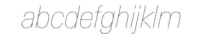 AntarcticaVAR CondensedHairlineItalicContrast Instance FONT