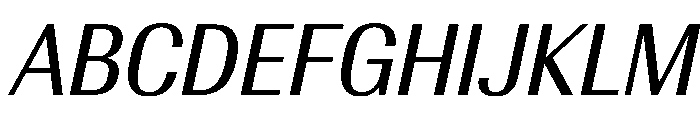 AntarcticaVAR CondensedItalicContrast Instance Font UPPERCASE