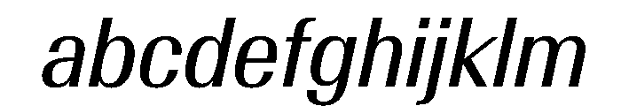 AntarcticaVAR CondensedItalicContrast Instance FONT