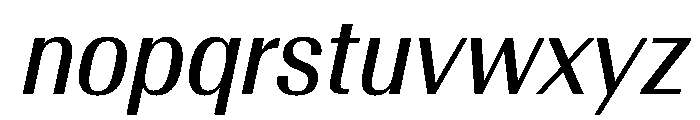 AntarcticaVAR CondensedItalicContrast Instance Font LOWERCASE
