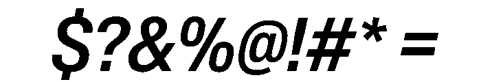 AntarcticaVAR CondensedMediumItalic Instance Font OTHER CHARS