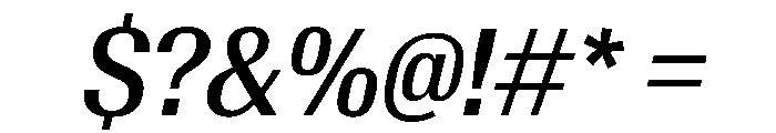 AntarcticaVAR CondensedMediumItalicContrast Instance Font OTHER CHARS