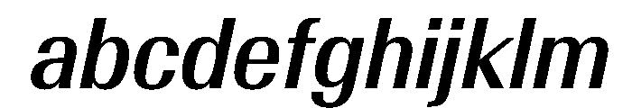 AntarcticaVAR CondensedMediumItalicContrast Instance FONT