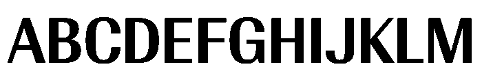 AntarcticaVAR CondensedSemiBoldContrast Instance Font UPPERCASE