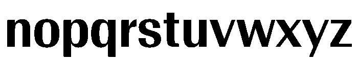 AntarcticaVAR CondensedSemiBoldContrast Instance Font LOWERCASE