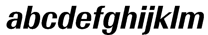 AntarcticaVAR CondensedSemiBoldItalicContrast Instance FONT