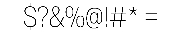 AntarcticaVAR CondensedThin Instance Font OTHER CHARS