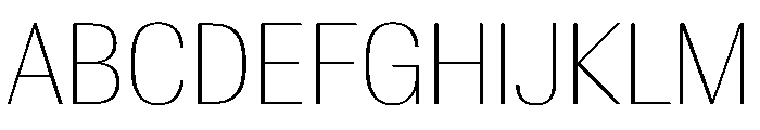 AntarcticaVAR CondensedThinContrast Instance Font UPPERCASE