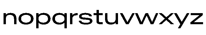 AntarcticaVAR Expanded Instance Font LOWERCASE