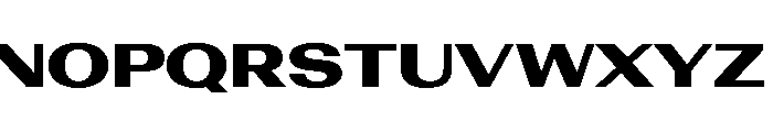 AntarcticaVAR ExpandedBlackContrast Instance Font UPPERCASE