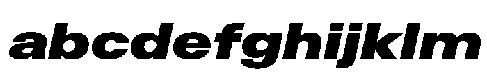 AntarcticaVAR ExpandedBlackItalic Instance FONT