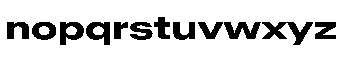 AntarcticaVAR ExpandedBold Instance Font LOWERCASE