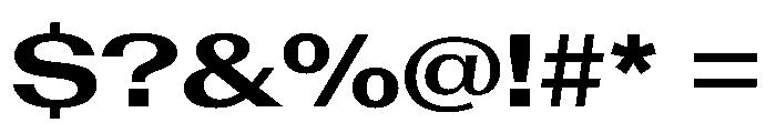 AntarcticaVAR ExpandedBoldContrast Instance Font OTHER CHARS