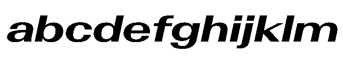 AntarcticaVAR ExpandedBoldItalicContrast Instance FONT