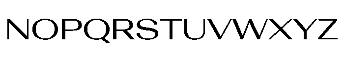 AntarcticaVAR ExpandedContrast Instance Font UPPERCASE