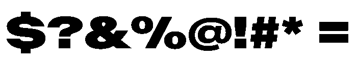 AntarcticaVAR ExpandedExtraBlack Instance Font OTHER CHARS