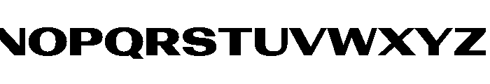 AntarcticaVAR ExpandedExtraBlackContrast Instance Font UPPERCASE