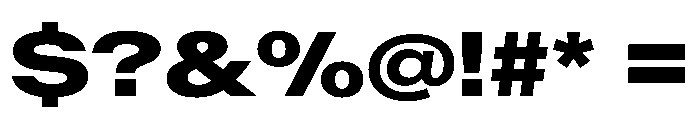 AntarcticaVAR ExpandedExtraBold Instance Font OTHER CHARS