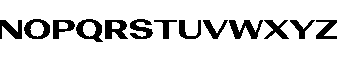 AntarcticaVAR ExpandedExtraBoldContrast Instance Font UPPERCASE