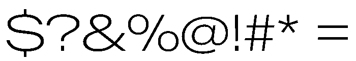AntarcticaVAR ExpandedExtraLight Instance Font OTHER CHARS