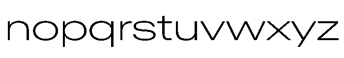 AntarcticaVAR ExpandedExtraLight Instance Font LOWERCASE