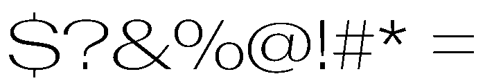 AntarcticaVAR ExpandedExtraLightContrast Instance Font OTHER CHARS