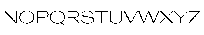AntarcticaVAR ExpandedExtraLightContrast Instance Font UPPERCASE