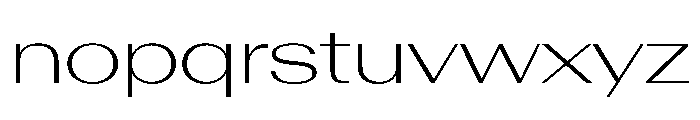 AntarcticaVAR ExpandedExtraLightContrast Instance Font LOWERCASE