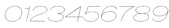 AntarcticaVAR ExpandedHairlineItalicContrast Instance Font OTHER CHARS