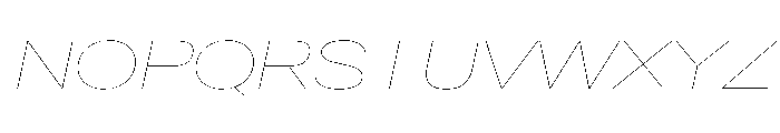 AntarcticaVAR ExpandedHairlineItalicContrast Instance Font UPPERCASE